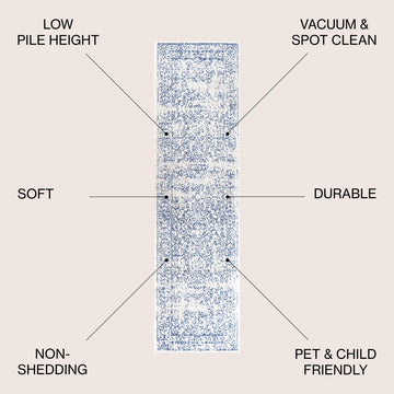 Azul Filigree Area Rug
